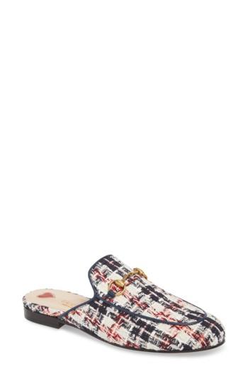 Women's Gucci Princetown Loafer Mule Us / 34eu - Blue/green