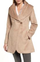 Women's Trina Turk Jemma Shawl Collar Coat - Beige