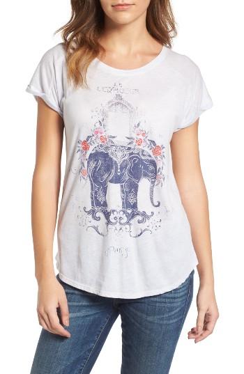 Women's Lucky Brand Elephant Graphic Tee