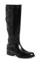 Women's Frye Jordan Strappy Knee High Boot M - Black