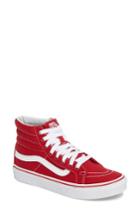 Women's Vans 'sk8-hi Slim' Sneaker .5 M - Red