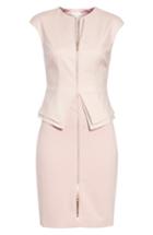 Women's Ted Baker London Kwyli Structured Peplum Body-con Dress - Pink