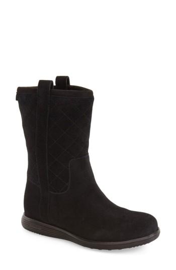 Women's Cole Haan 'roper' Waterproof Boot .5 B - Black