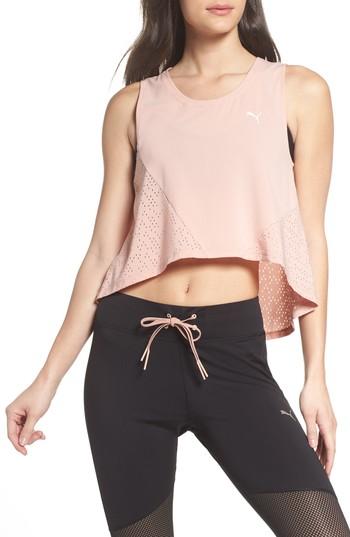 Women's Puma Evo High/low Tank - Pink