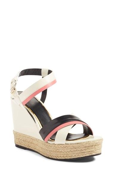 Women's Lanvin Wedge Sandal Us / 37eu - Pink