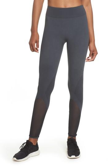 Women's Adidas Warp Climacool Knit Tights - Grey