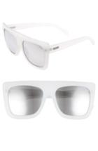 Women's Quay Australia Cafe Racer 60mm Sunglasses - White Silver