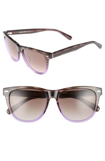 Women's Bobbi Brown The Emerson 54mm Sunglasses - Violet Havana