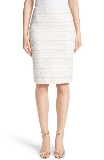 Women's St. John Collection Samar Knit Tweed Pencil Skirt