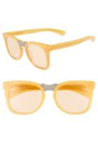Women's Calvin Klein 52mm Retro Sunglasses - Milky Orange