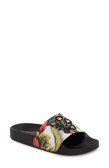 Women's Steve Madden Patches Slide Sandal M - Purple