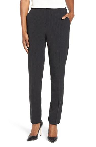 Women's T Tahari Rhea Pinstripe Slim Leg Pants