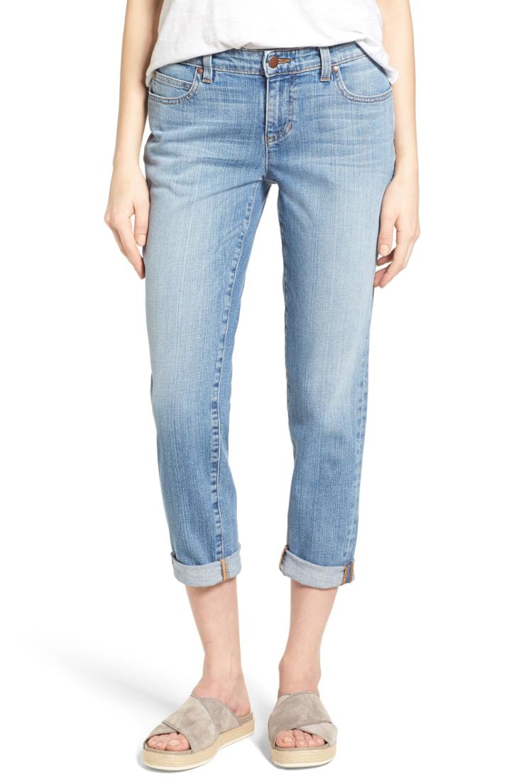 Women's Eileen Fisher Organic Cotton Boyfriend Jeans