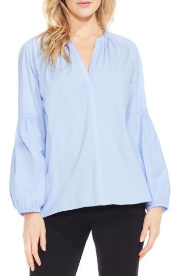 Women's Vince Camuto Cotton Poplin Peasant Blouse