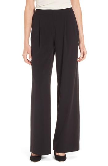Women's Emerson Rose Notch Back Wide Leg Pants - Black