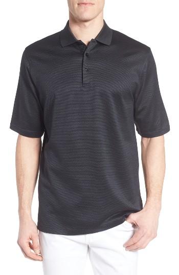 Men's Bugatchi Two-tone Polo - Purple