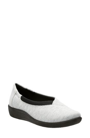 Women's Clarks 'sillian - Jetay' Flat N - Grey