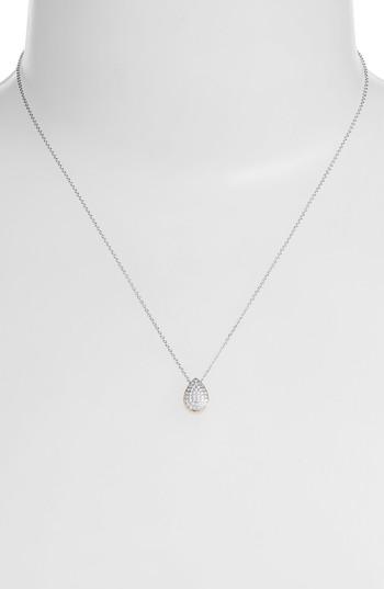 Women's Lafonn Two-tone Pear Shape Choker Necklace
