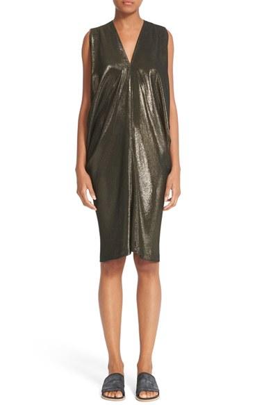 Women's Zero + Maria Cornejo 'libi' Shine Drape Dress - Black