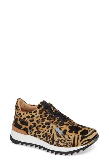 Women's Greats Pronto Genuine Calf Hair Sneaker .5 M - Brown