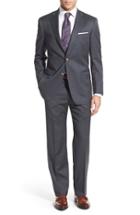 Men's Hart Schaffner Marx New York Classic Fit Stripe Wool Suit