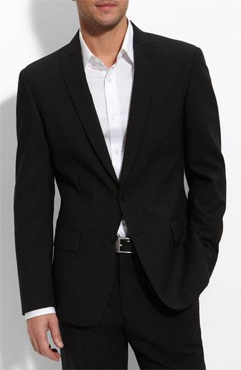 John Varvatos Star Usa Red Label 'dwell 2' Black Wool