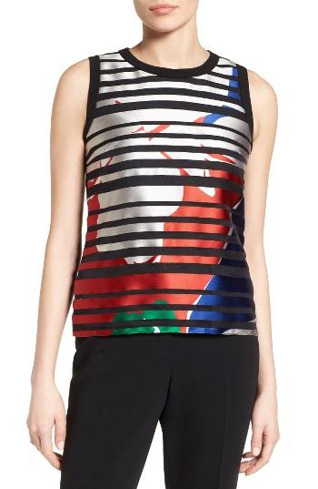 Women's Boss Inyna Floral Stripe Top