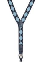 Men's Magnanni Diamond Suspenders, Size - Navy / Blue