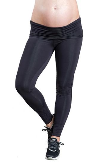 Women's Cozy Orange 'sequoia' Maternity Leggings
