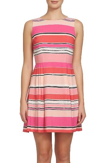 Women's Cece Claiborne Stripe A-line Dress