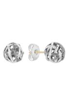Women's Lagos Signature Gifts Sterling Silver Woven Knot Stud Earrings