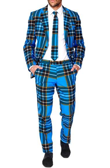 Men's Opposuits 'braveheart' Trim Fit Suit With Tie