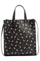 Givenchy Floral Print Tote - Black