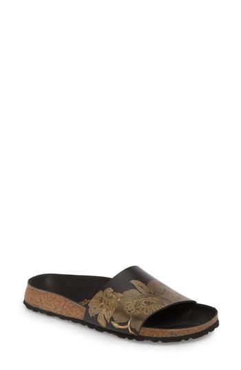 Women's Birkenstock Cora Hex Slide Sandal -5.5us / 36eu D - Black
