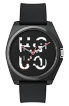Men's Hugo Play Rubber Strap Watch, 40mm