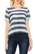 Women's Two By Vince Camuto Refined Herringbone Top - Blue