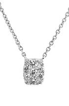 Women's Bony Levy 'mika' Mini Rectangle Pave Diamond Pendant Necklace (nordstrom Exclusive)