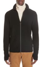 Men's Barena Venezia Zip Wool Sweater - Black