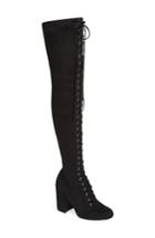 Women's Steve Madden General Over The Knee Boot .5 M - Black