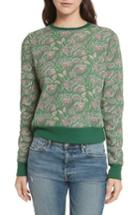 Women's Rebecca Minkoff Lotus Paisley Sweatshirt, Size - Green