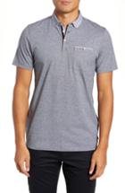 Men's Ted Baker London Igwan Slim Fit Short Sleeve Polo (s) - Blue