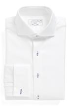 Men's Lorenzo Uomo Trim Fit Solid Dress Shirt .5 - 34/35 - White