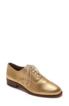 Women's Etienne Aigner Emery Lace-up Oxford .5 M - Metallic