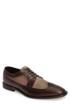Men's Kenneth Cole New York Super Hero Two-tone Wingtip M - Brown