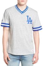 Men's Mitchell & Ness Los Angeles Dodgers - Vintage V-neck T-shirt