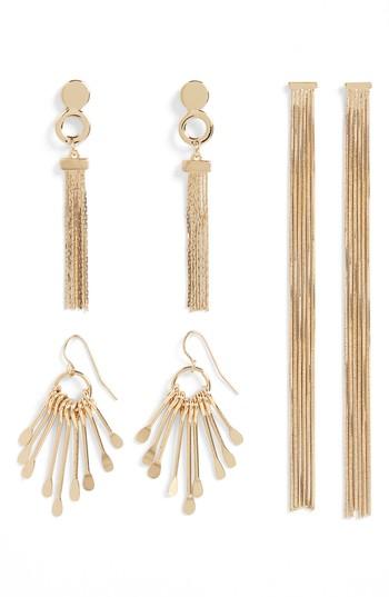Women's Bp. 3-pack Tassel Earrings