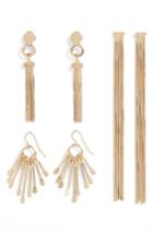 Women's Bp. 3-pack Tassel Earrings