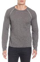 Men's Billy Reid Long Sleeve T-shirt, Size - Grey
