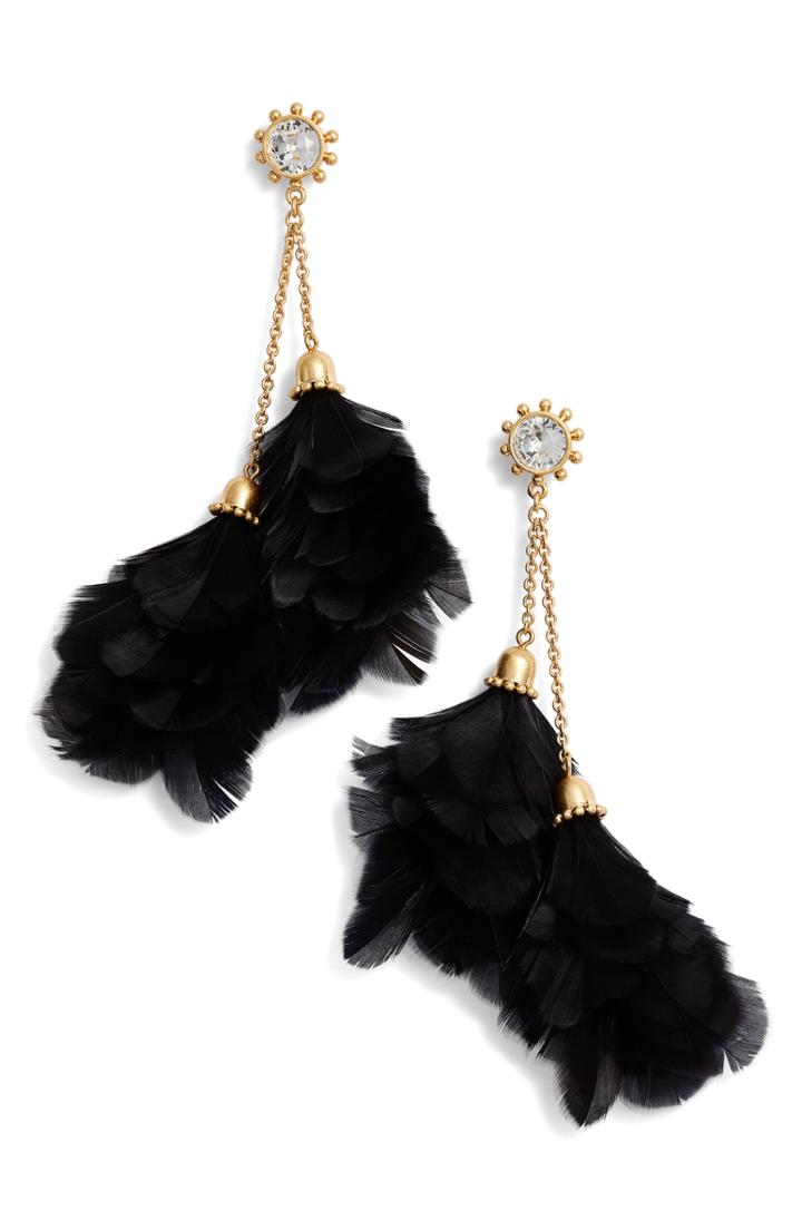 Women's Kate Spade New York Feather Tassel Earrings