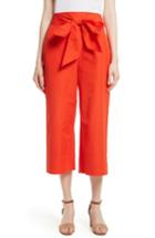 Women's Kate Spade New York Tie Front Culottes - Red